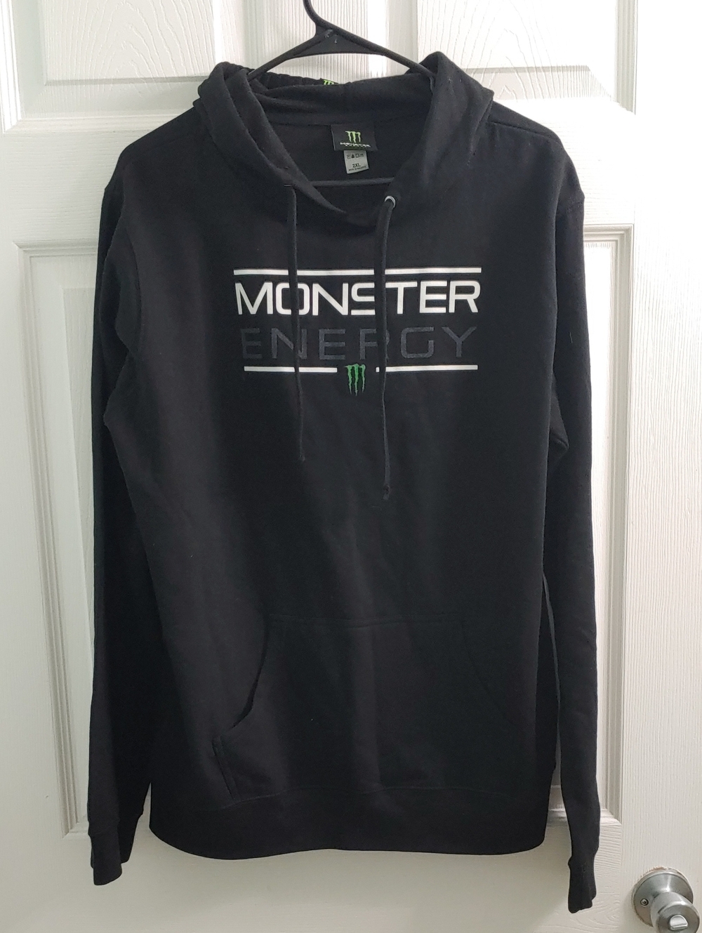 Monster Energy Hoodie Y2K Style Pullover Unisex Size L